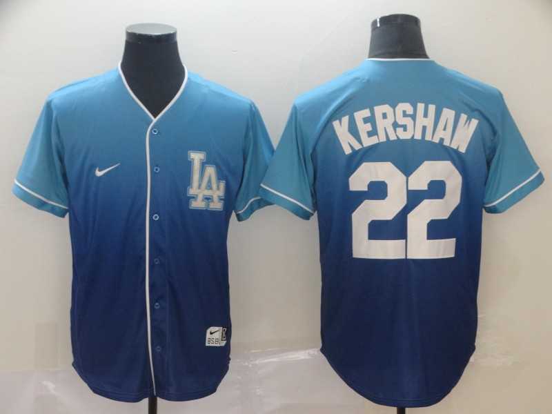 Dodgers 22 Clayton Kershaw Blue Drift Fashion Jerseys,We sell and wholesale Dodgers 22 Clayton Kershaw Blue Drift Fashion Jerseys on line form chian!